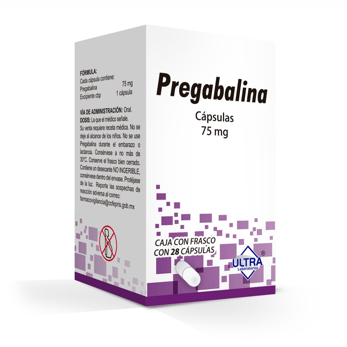Ult Pregabalina 75 Mg Cap S28